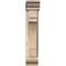 Ekena Millwork Merced Traditional Smooth Bracket w/ Offset Brace, Douglas Fir, 5 1/2"W x 16"D x 28"H BKT0604X16X28MRC01SDF - alternate 4